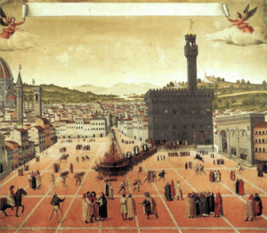 Bonfire of the Vanities - Piazza Signoria- Machiavelli's tour