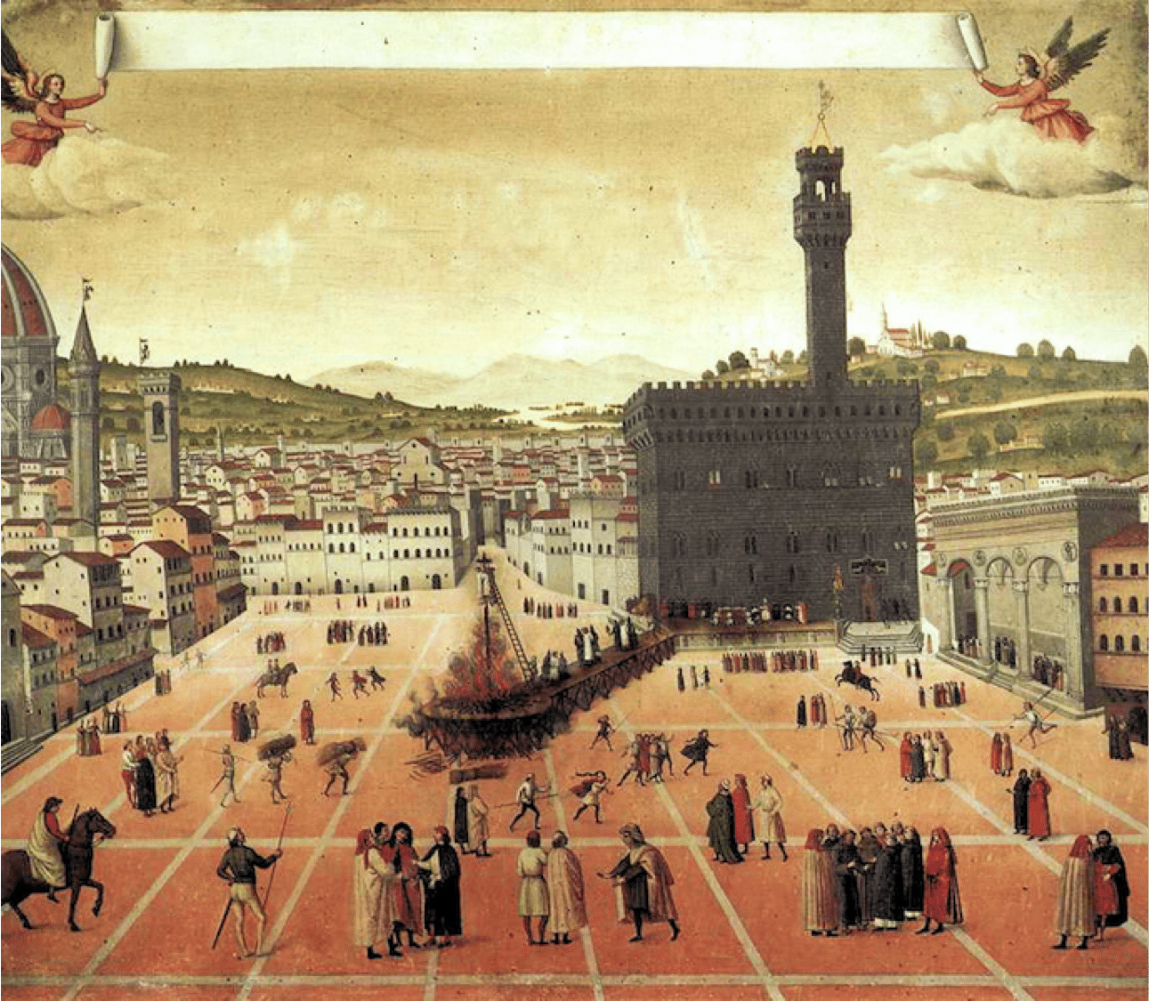 Bonfire of the Vanities - Piazza Signoria- Machiavelli's tour