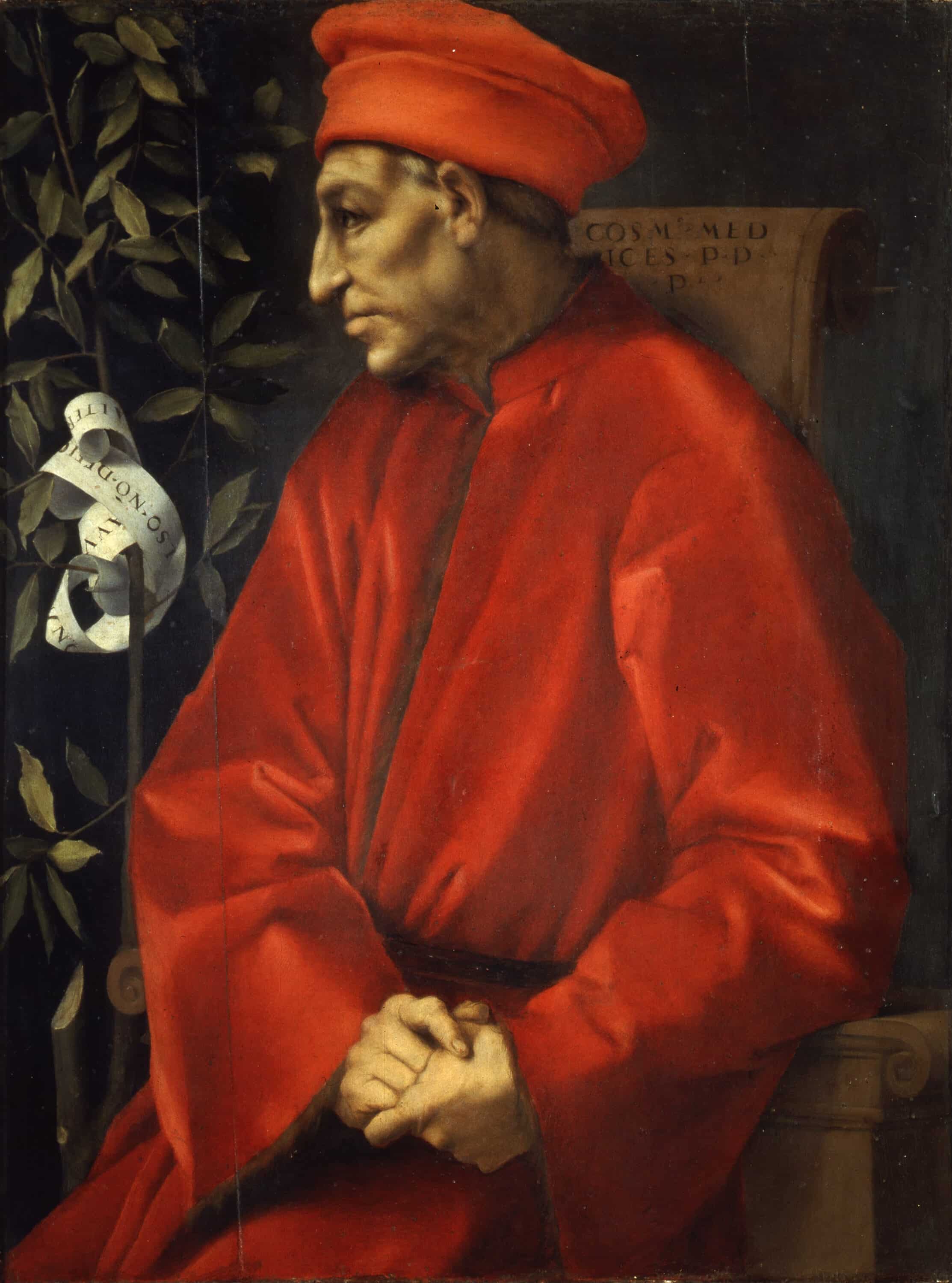 Cosimo The Elder Medici by painter Pontormo
